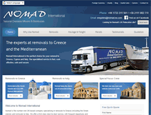 Tablet Screenshot of nomad-international.com
